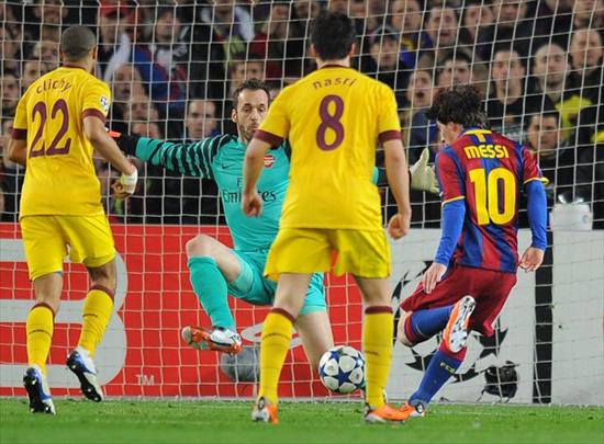FC BARCELONA - Barcelona - Arsenal Leo Messi zdobywa gola na 1-0.jpg