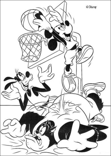  Myszka Miki - mickey mouse printable coloring pages 3.jpg