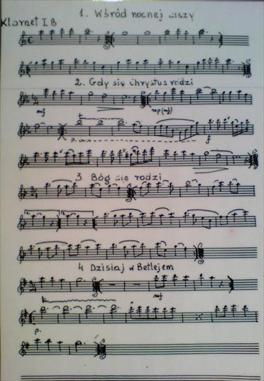 kolędy na orkiestrę dętą W. Janiszewski - klarnet 1B - kolędy na orkiestrę dętą W. Janiszewski - klarnet 1B str01.jpg