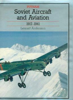 Wydawnictwa obcojęzyczne - Putnam - Soviet Aircraft and Aviation 1917-1941.jpg