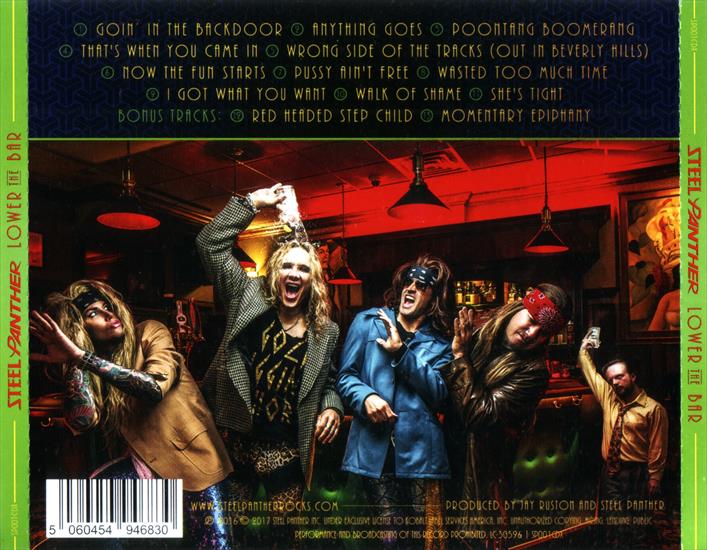 CD BACK COVER - CD BACK COVER - STEEL PANTHER - Lower The Bar.jpg