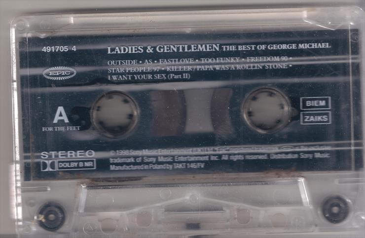 George Michael - Ladies  Gentlemen. The Best of George Michael MC, 1998 - kaseta 2 strona A.jpg
