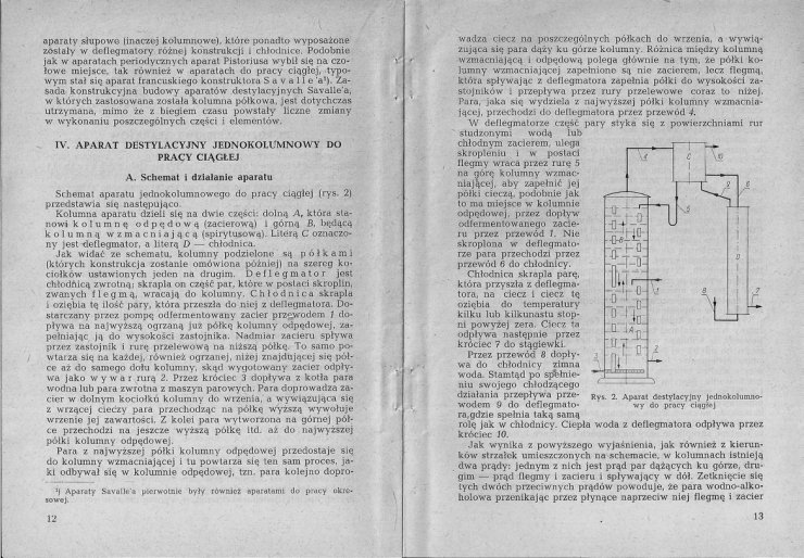 Destylacja i aparaty destylacyjne w gorzelnictwie - S. Kamienny - str 12 - 13.jpg