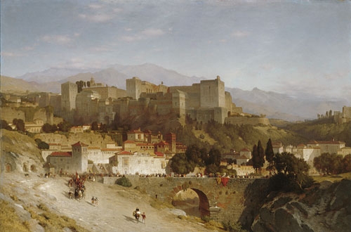 Sztuka orientalna - Samuel Colman - The Hill Of The Alhambra Granada.jpg